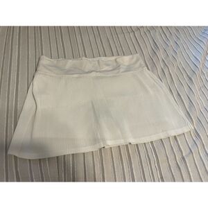 Target All in Motion White Pleated Tennis Skirt Size Large